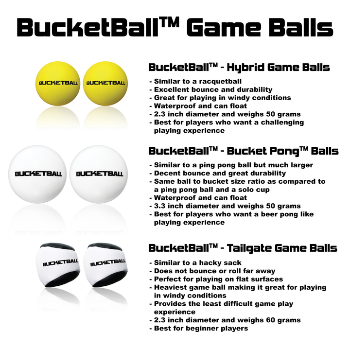 BucketBall - Team Color Edition - Party Pack (Red/White)