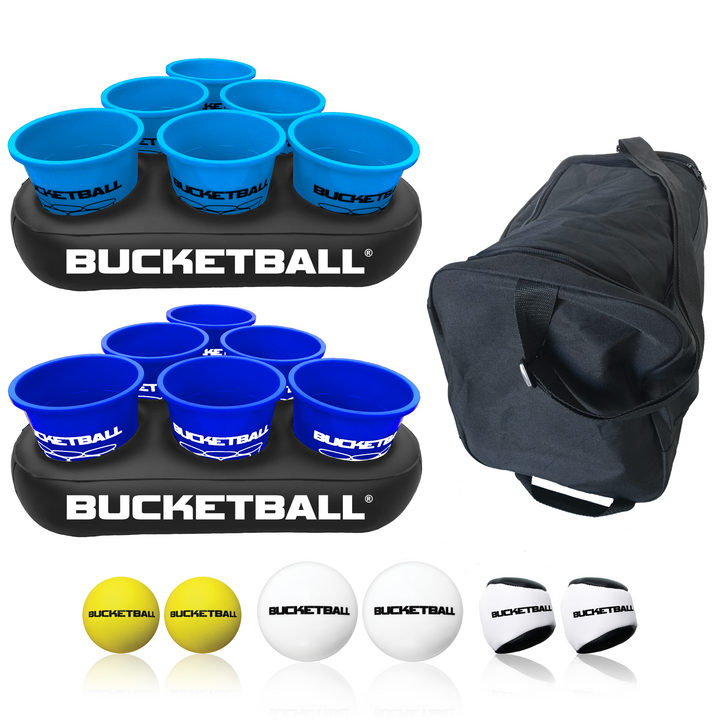 BucketBall - Team Color Edition - Party Pack (Light Blue/Navy Blue) - BucketBall