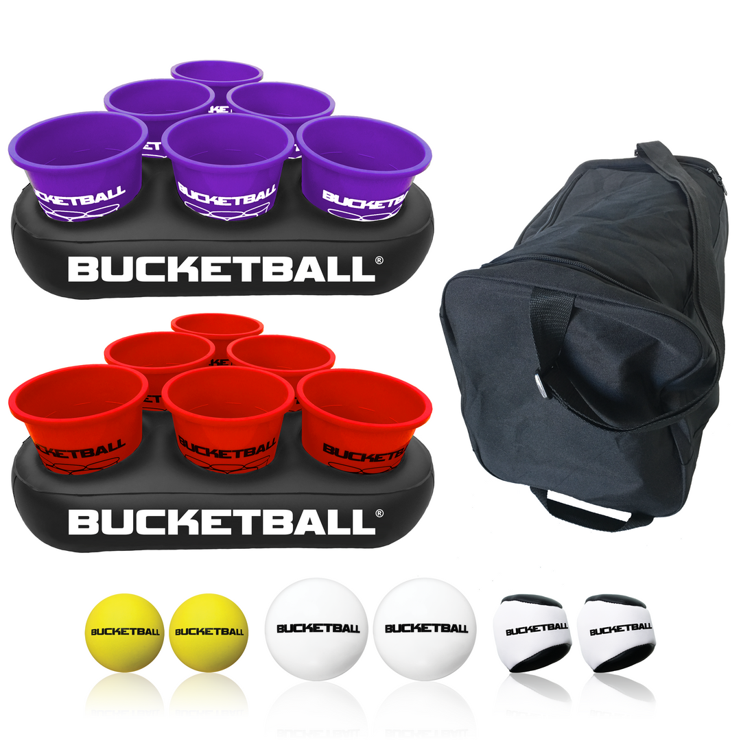 BucketBall - Team Color Edition - Party Pack (Purple/Red) - BucketBall