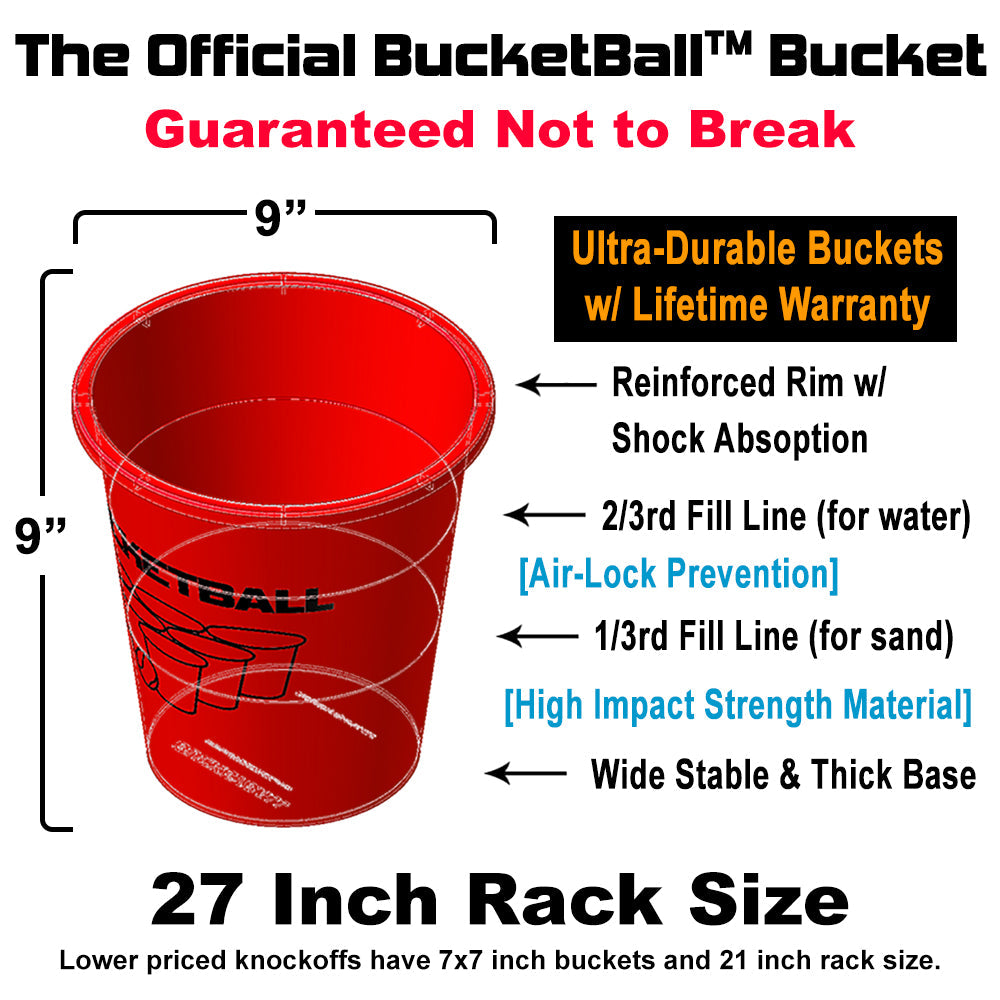 The Official BucketBall Bucket Features